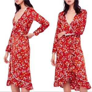 Free People Wrap Midi Dress